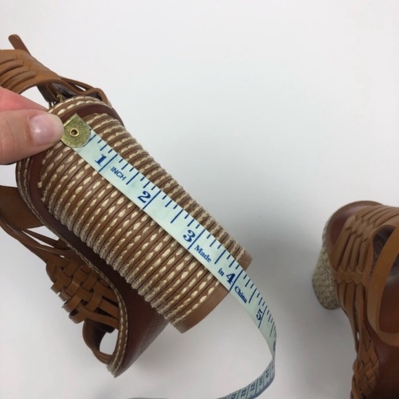 Tory Burch Pecha Woven Block Heel Sandals - Picture 6 of 8